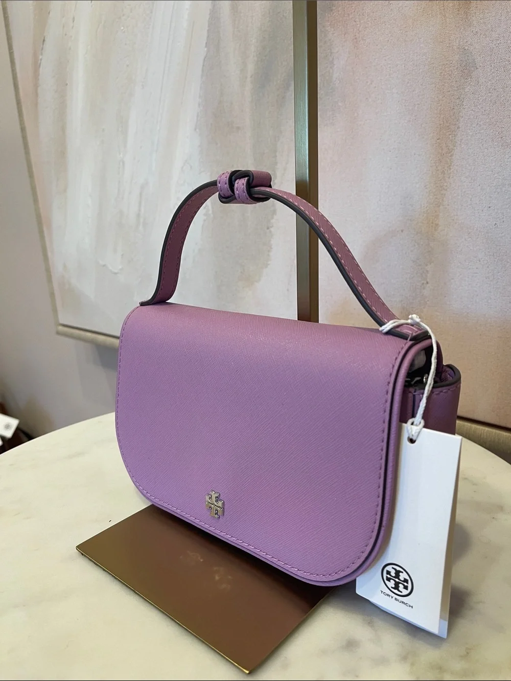 NWT Tory Burch Emerson Top Handle Crossbody in Freesia